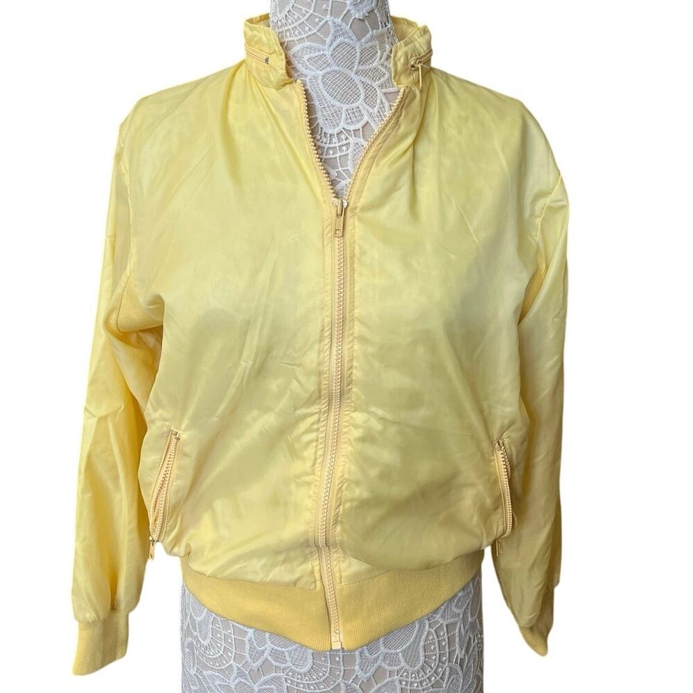 Sycamore Hills Vintage Yellow  Windbreaker With Hidden Hood- Gorp core